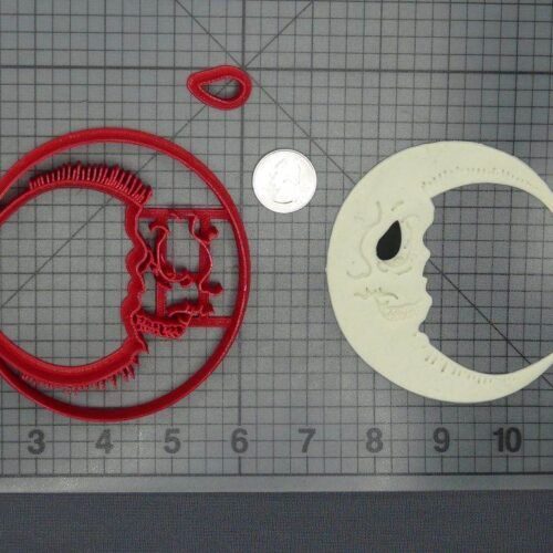 Moon Skull 266-D953 Cookie Cutter Set