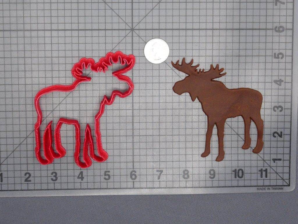Moose Body 266-D337 Cookie Cutter Silhouette