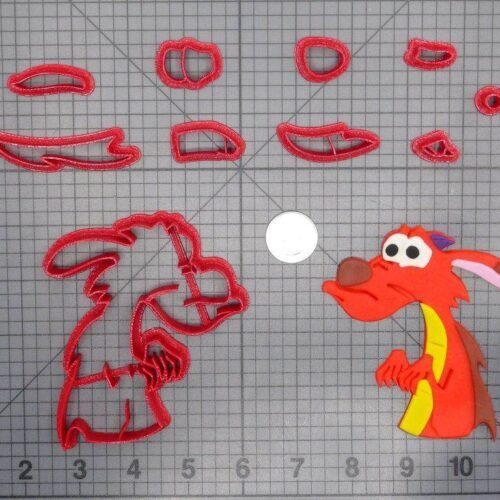 Mulan - Mushu Dragon 266-D721 Cookie Cutter Set