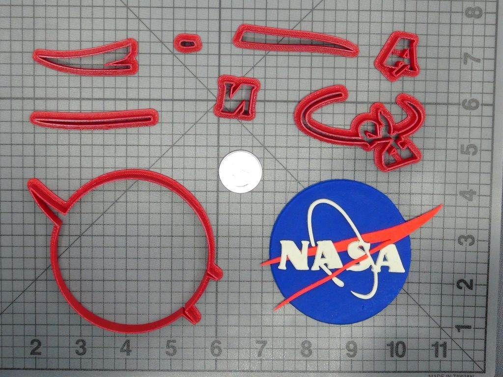 Nasa Logo 266-D354 Cookie Cutter Set