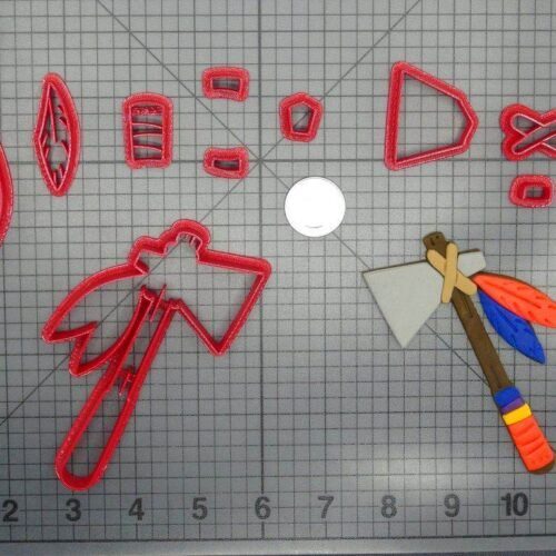Native America Tomahawk Axe 266-D395 Cookie Cutter Set