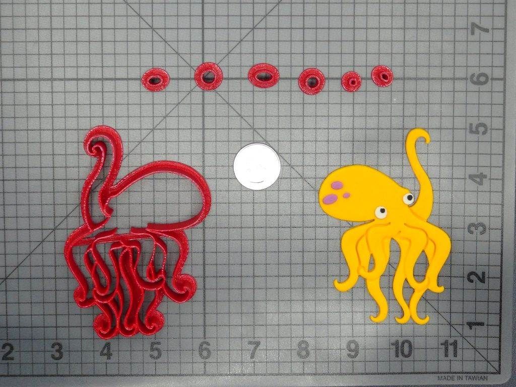 Octopus 266-D438 Cookie Cutter Set