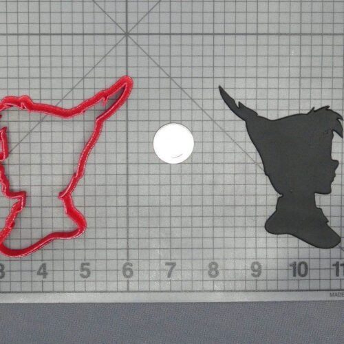 Peter Pan Head 266-D413 Cookie Cutter Silhouette