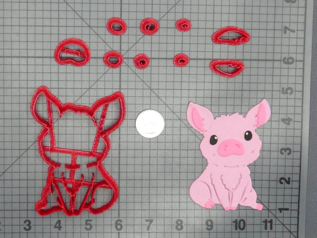 Pig Body 266-D493 Cookie Cutter Set