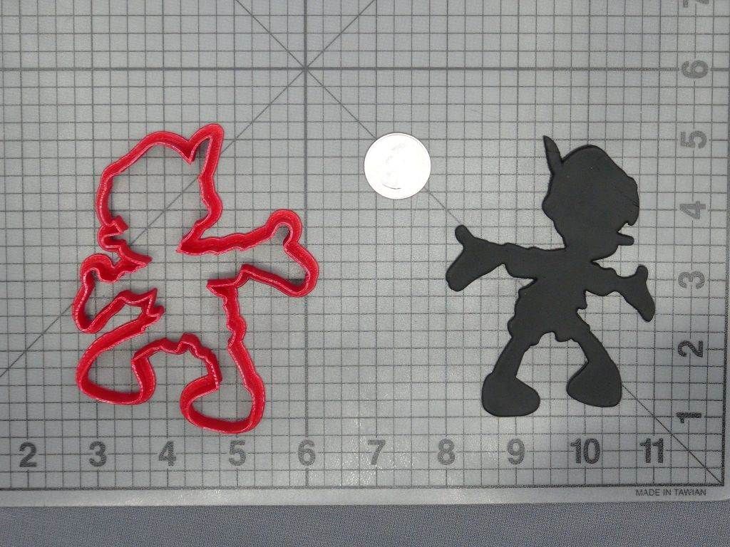 Pinocchio Body 266-D414 Cookie Cutter Silhouette