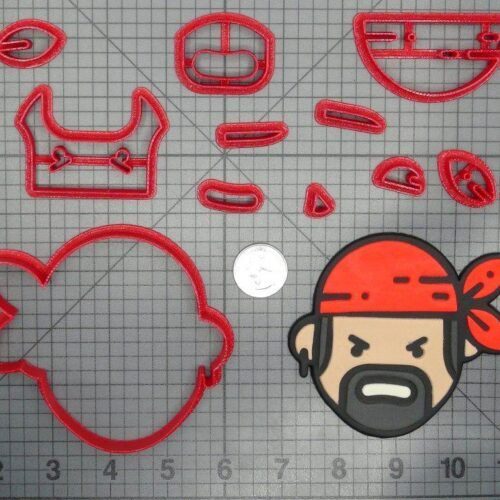 Pirate Head 266-D334 Cookie Cutter Set