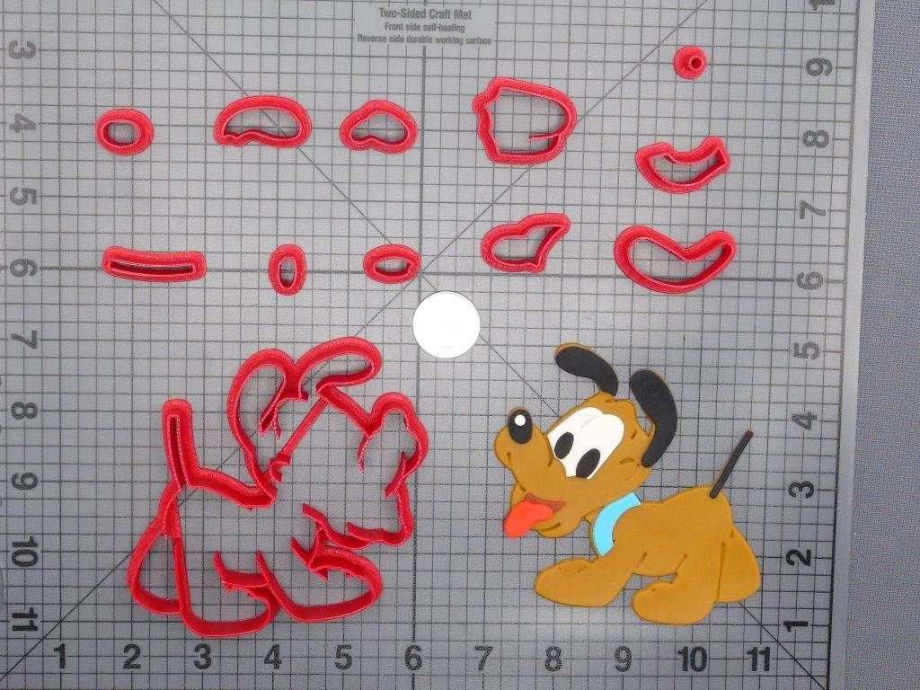 Pluto Baby Dog Body 266-D527 Cookie Cutter Set