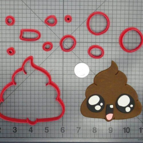 Poop Baby 266-D280 Cookie Cutter Set