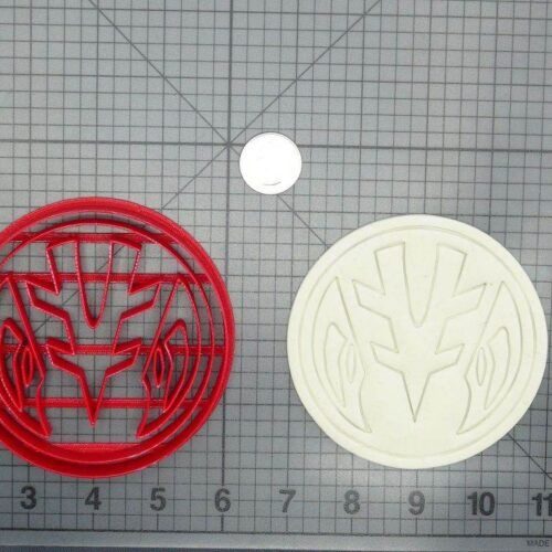 Power Rangers - White Ranger Power Coin 266-D342 Cookie Cutter