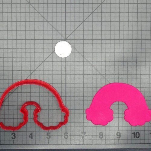 Rainbow and Clouds 266-D478 Cookie Cutter Silhouette