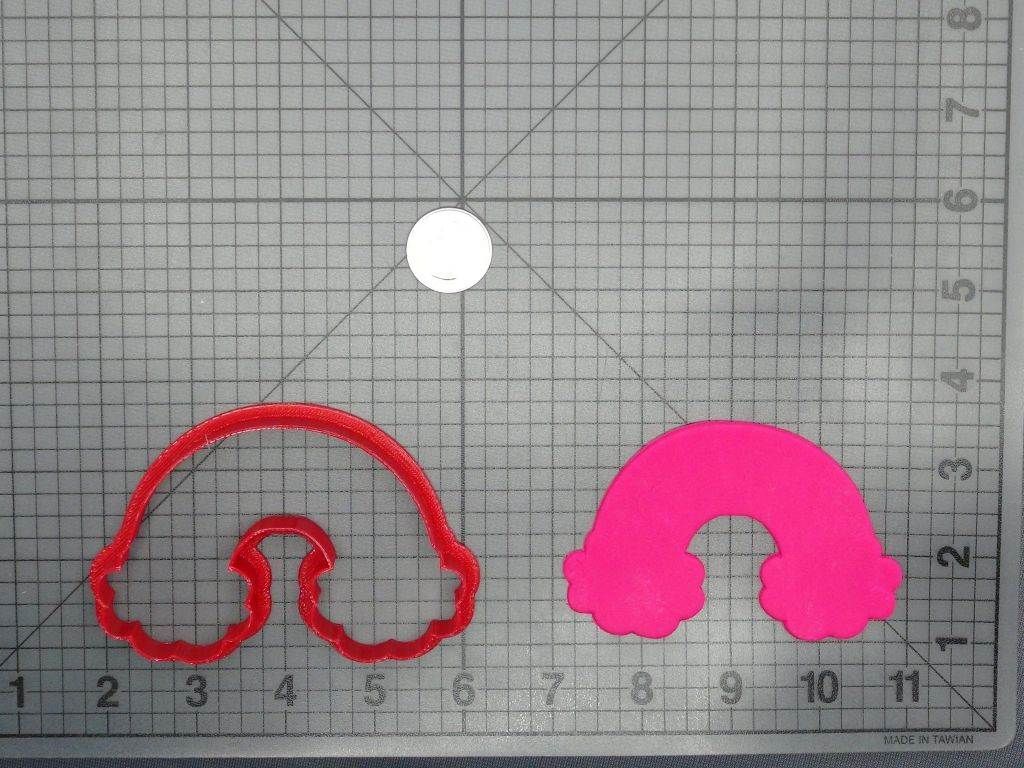Rainbow and Clouds 266-D478 Cookie Cutter Silhouette