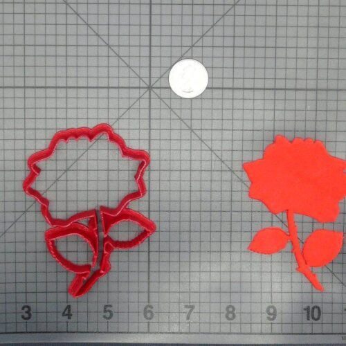 Rose 266-D372 Cookie Cutter Silhouette