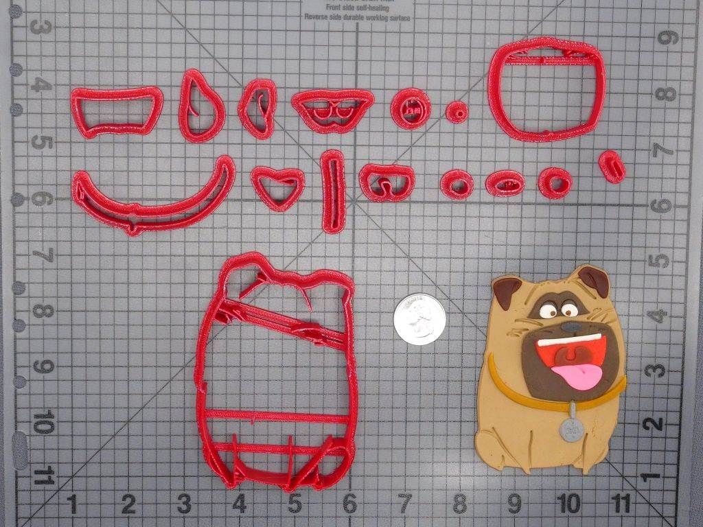 Secret Life of Pets - Mel Dog 266-D653 Cookie Cutter Set