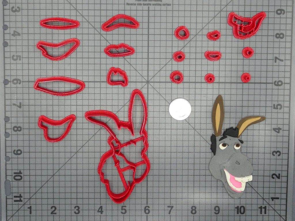 Shrek - Donkey Head 266-D430 Cookie Cutter Set