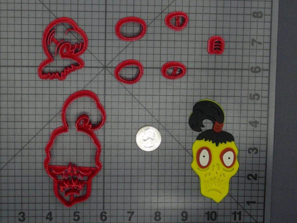 Halloween - Shrunken Head 266-D916 Cookie Cutter Set