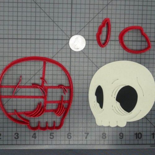 Skull 266-D950 Cookie Cutter Set