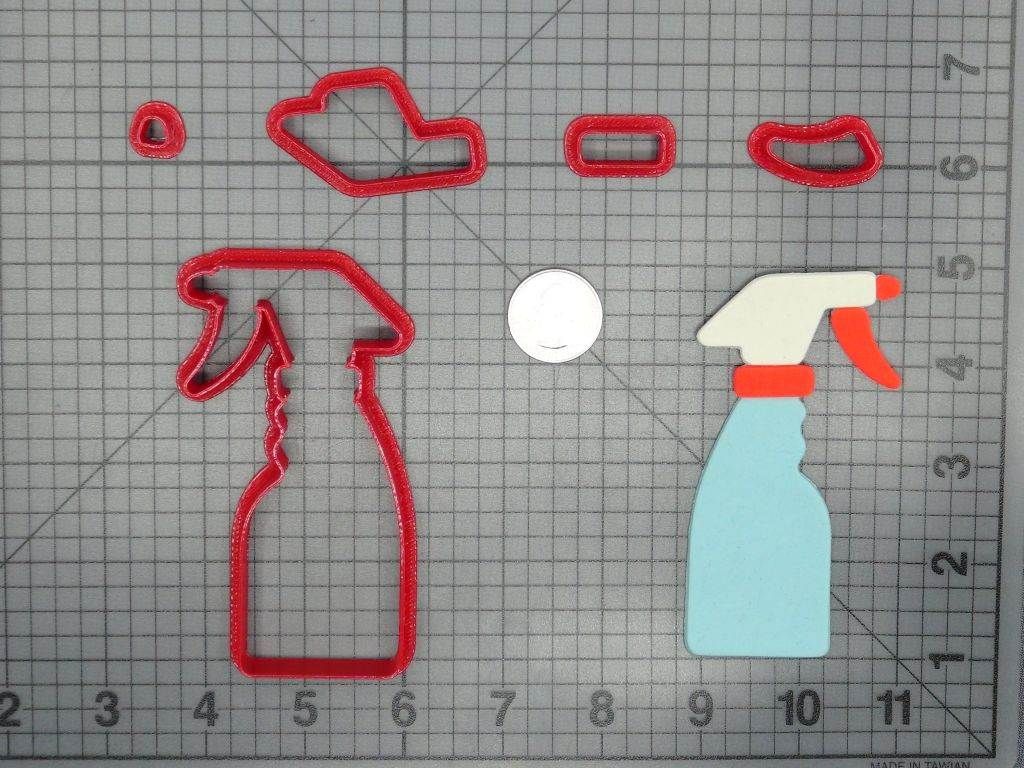 Spray Bottle 266-D182 Cookie Cutter Set