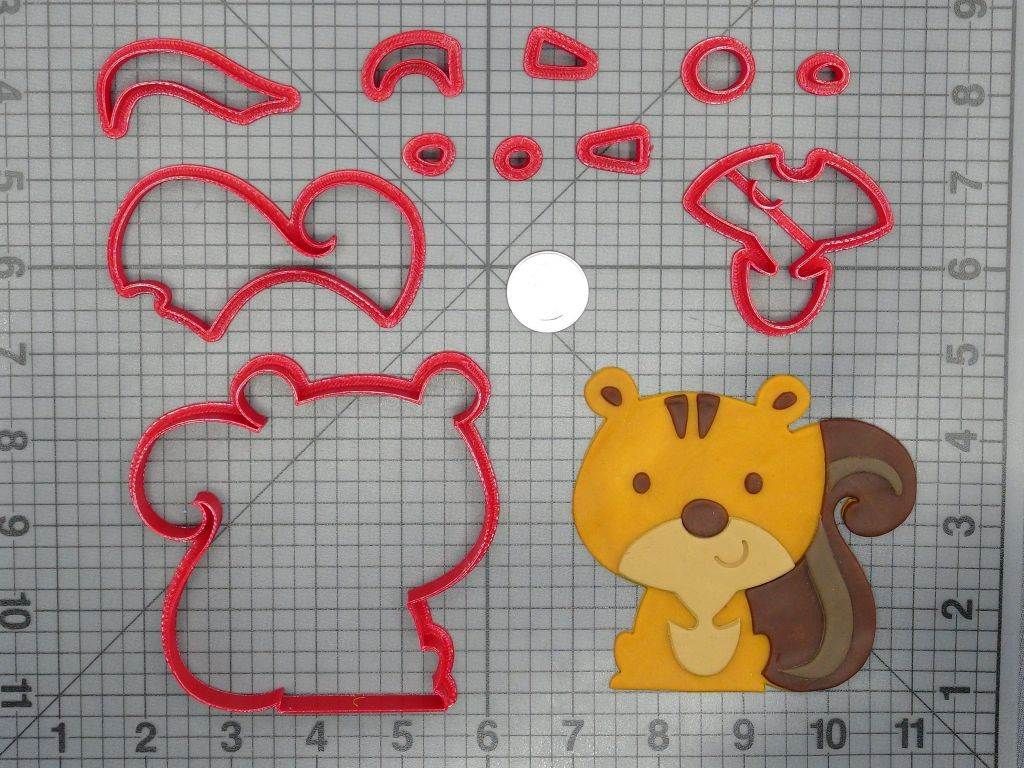 Squirrel Body 266-D399 Cookie Cutter Set