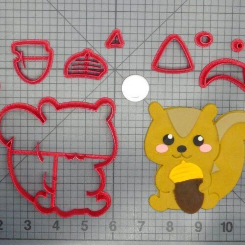 Squirrel with Nut Body 266-D400 Cookie Cutter Set