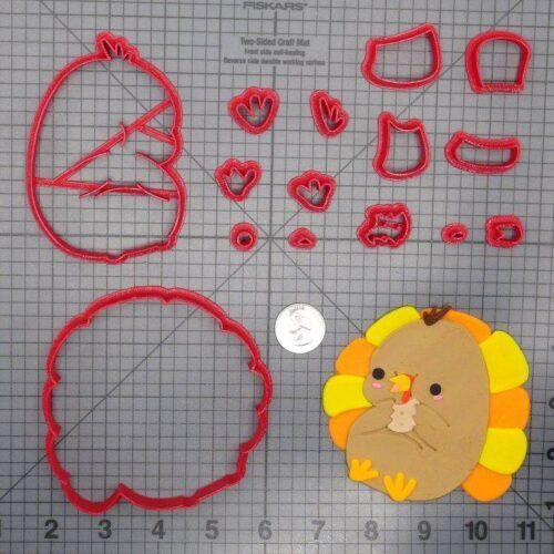 Thanksgiving - Turkey Eating Cookie 266-E170 Cookie Cutter Set