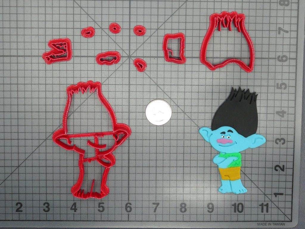 Trolls - Branch Body 266-D297 Cookie Cutter Set