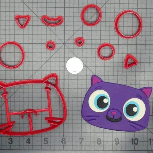 True and the Rainbow Kingdom - Bartleby Cat Head 266-D349 Cookie Cutter Set