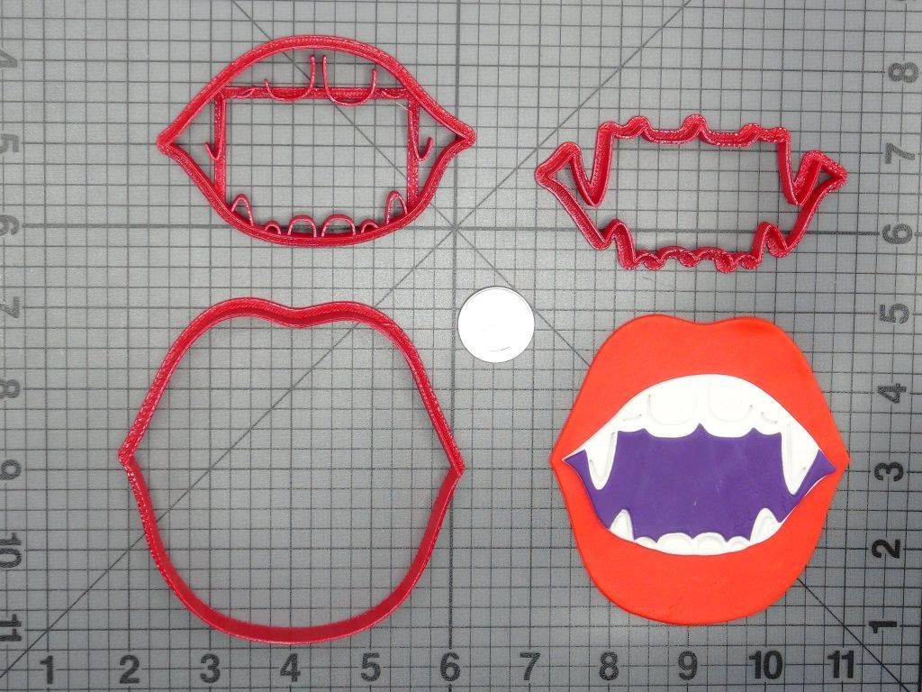 Vampire Lips 266-D847 Cookie Cutter Set