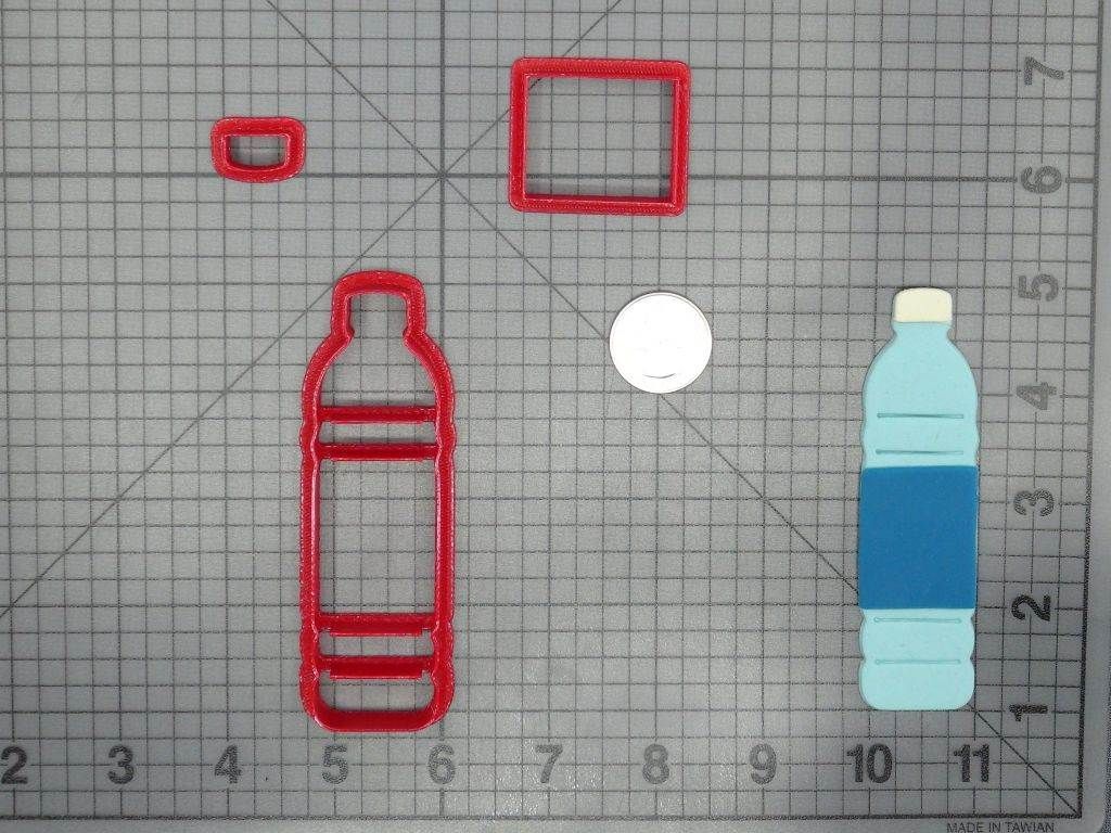 Water Bottle 266-D189 Cookie Cutter Set