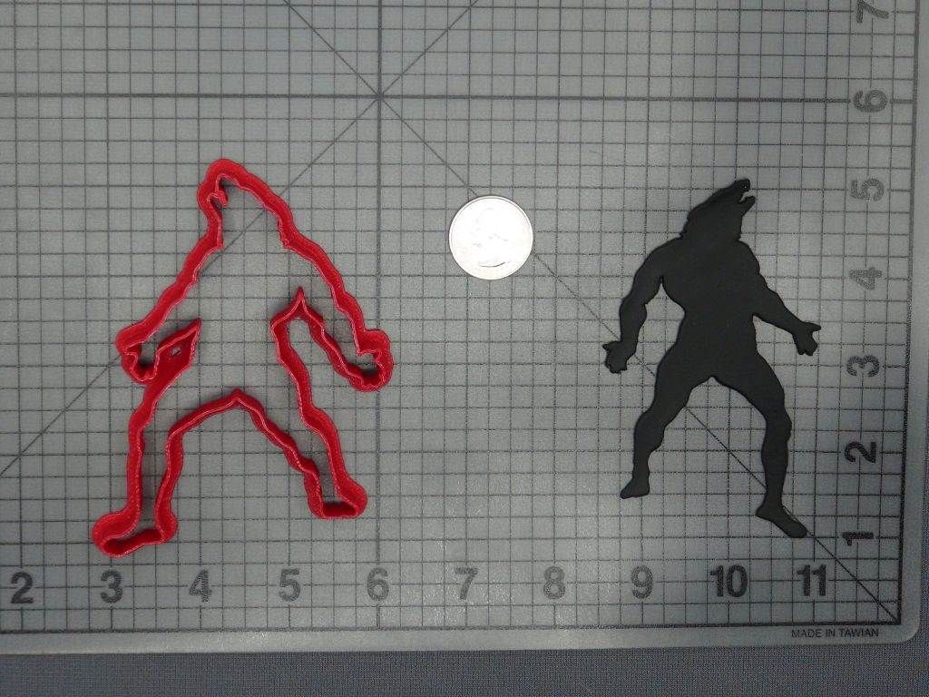 Werewolf Body 266-D869 Cookie Cutter Silhouette