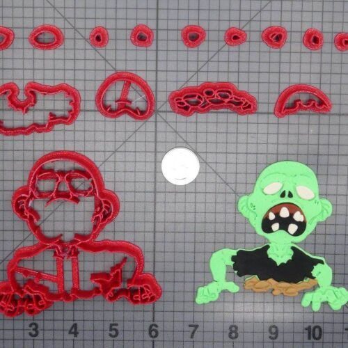 Halloween - Zombie in Grave 266-E099 Cookie Cutter Set