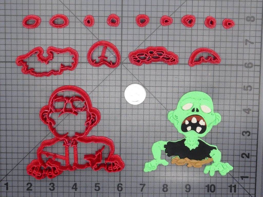 Halloween - Zombie in Grave 266-E099 Cookie Cutter Set