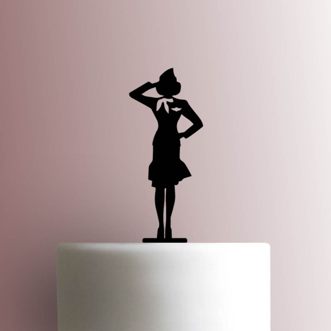 Airline Stewardess 225-A012 Cake Topper