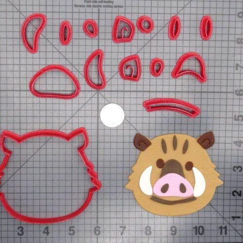 Boar Head 266-D546 Cookie Cutter Set
