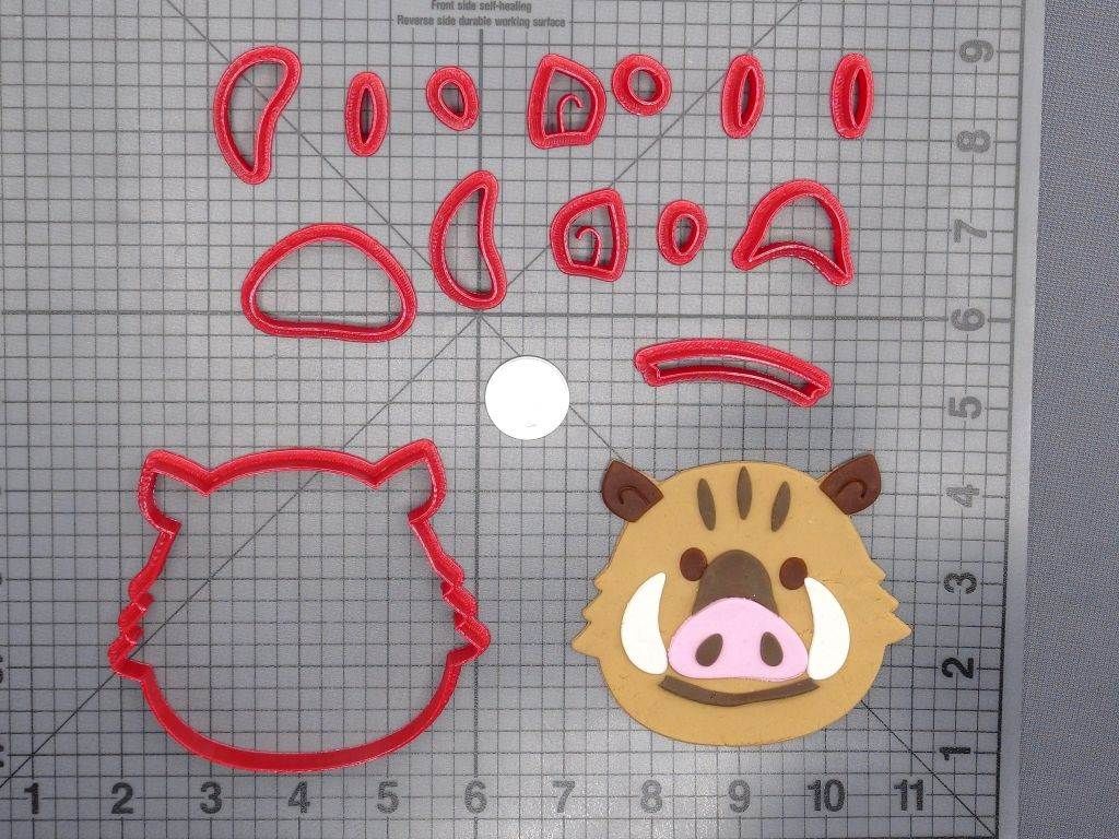 Boar Head 266-D546 Cookie Cutter Set
