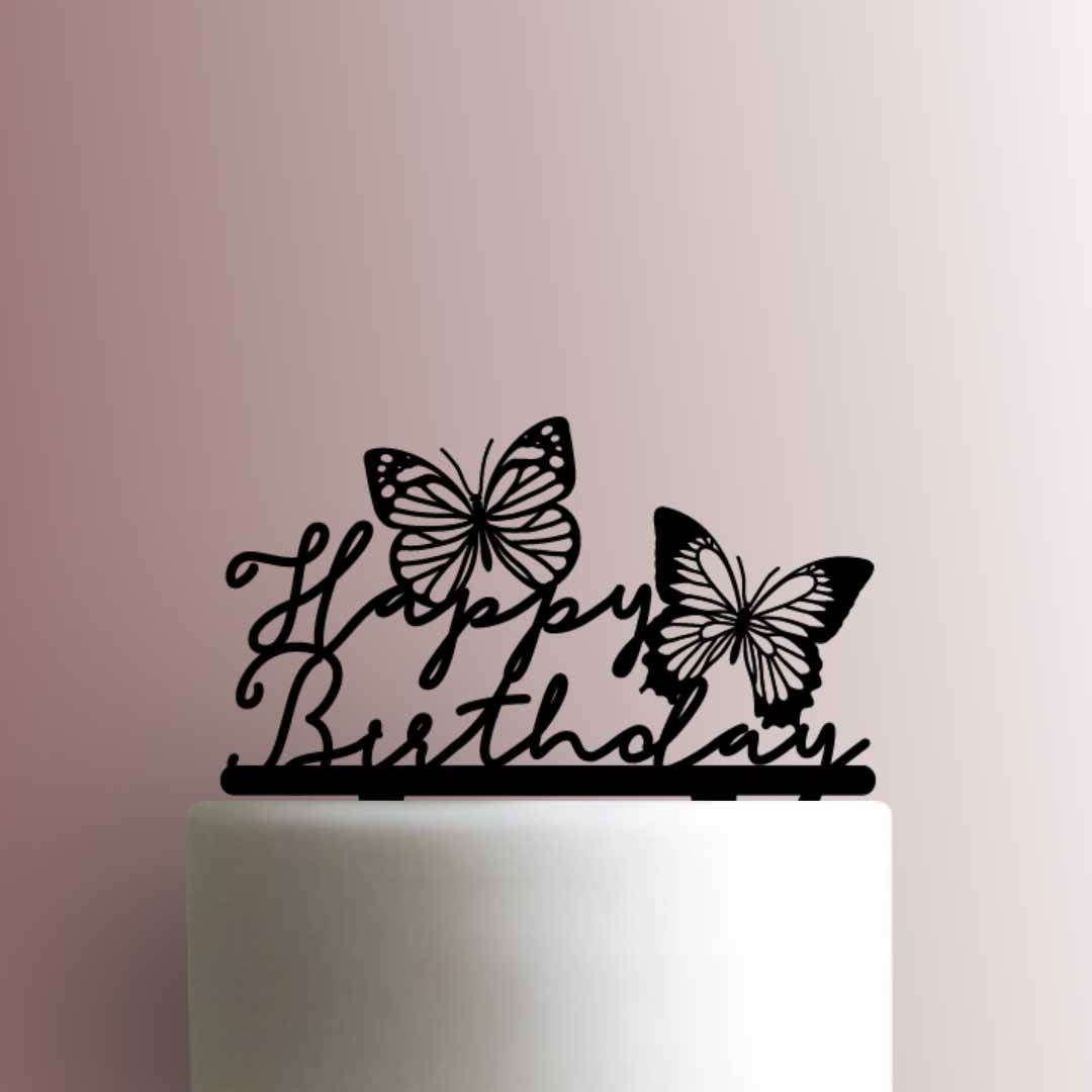 Butterfly Happy Birthday 225-993 Cake Topper