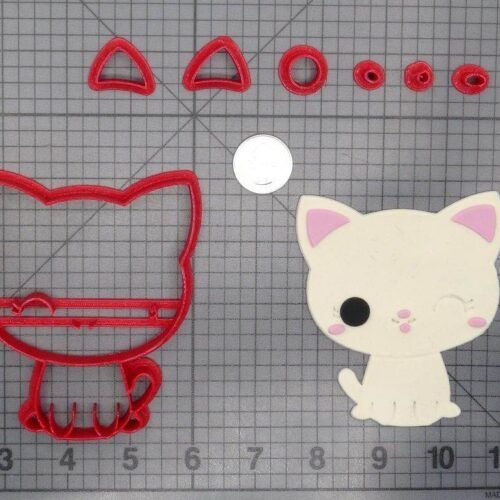 Cat Winking Body 266-D331 Cookie Cutter Set