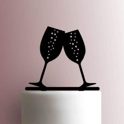 Champagne Flutes 225-935 Cake Topper