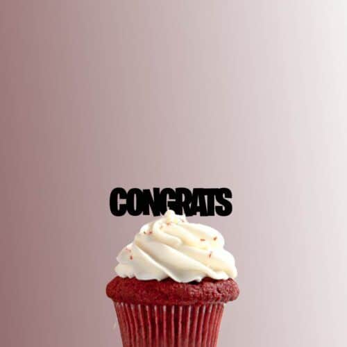 Congrats 228-257 Cupcake Topper