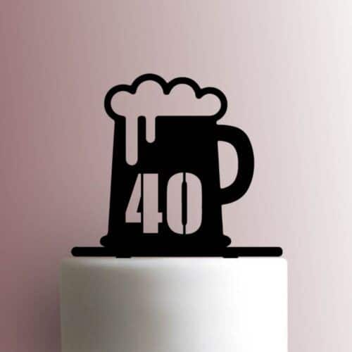 Custom Beer Mug Age 225-937 Cake Topper