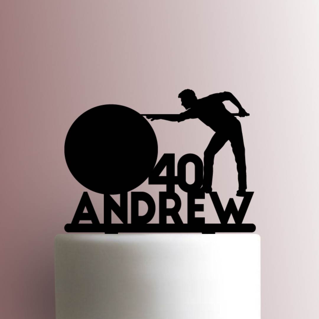 Custom Billiards Age and Name 225-928 Cake Topper