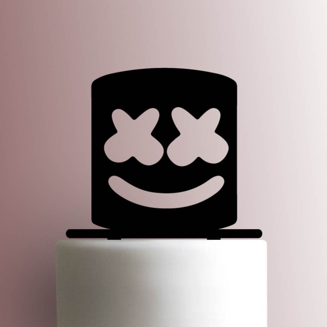 DJ Marshmello Head 225-A050 Cake Topper