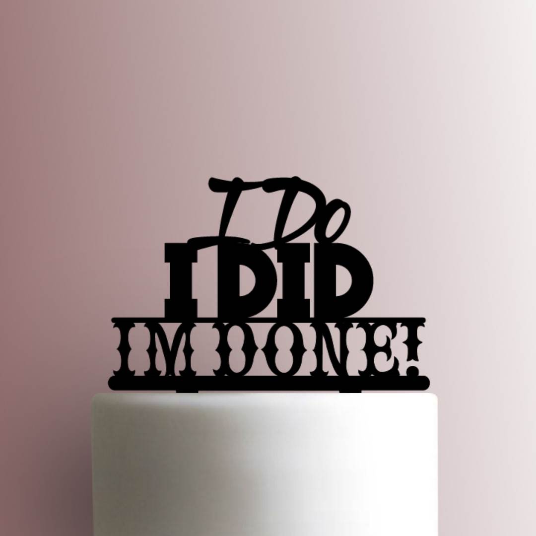 Divorce - I Do I Did I Am Done 225-929 Cake Topper