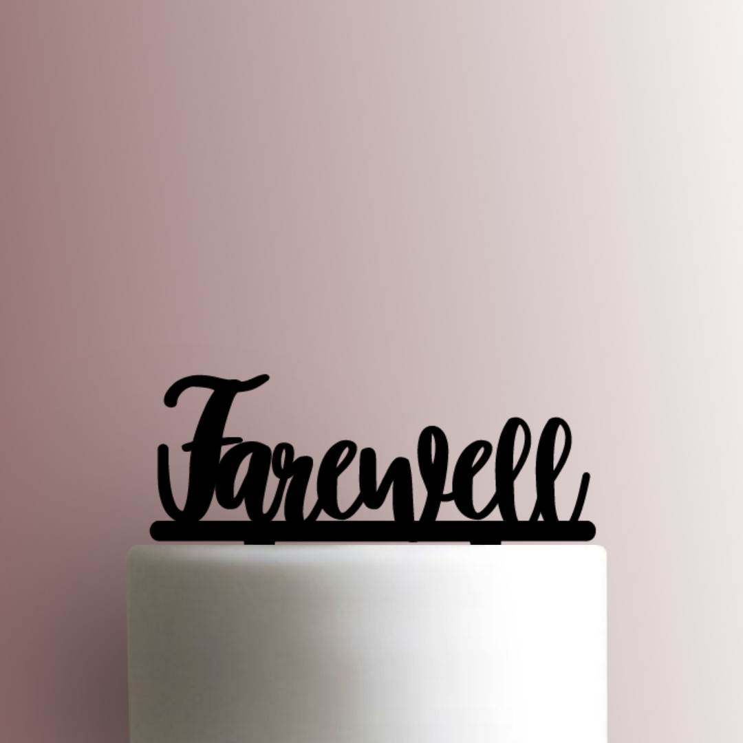 Farewell 225-958 Cake Topper