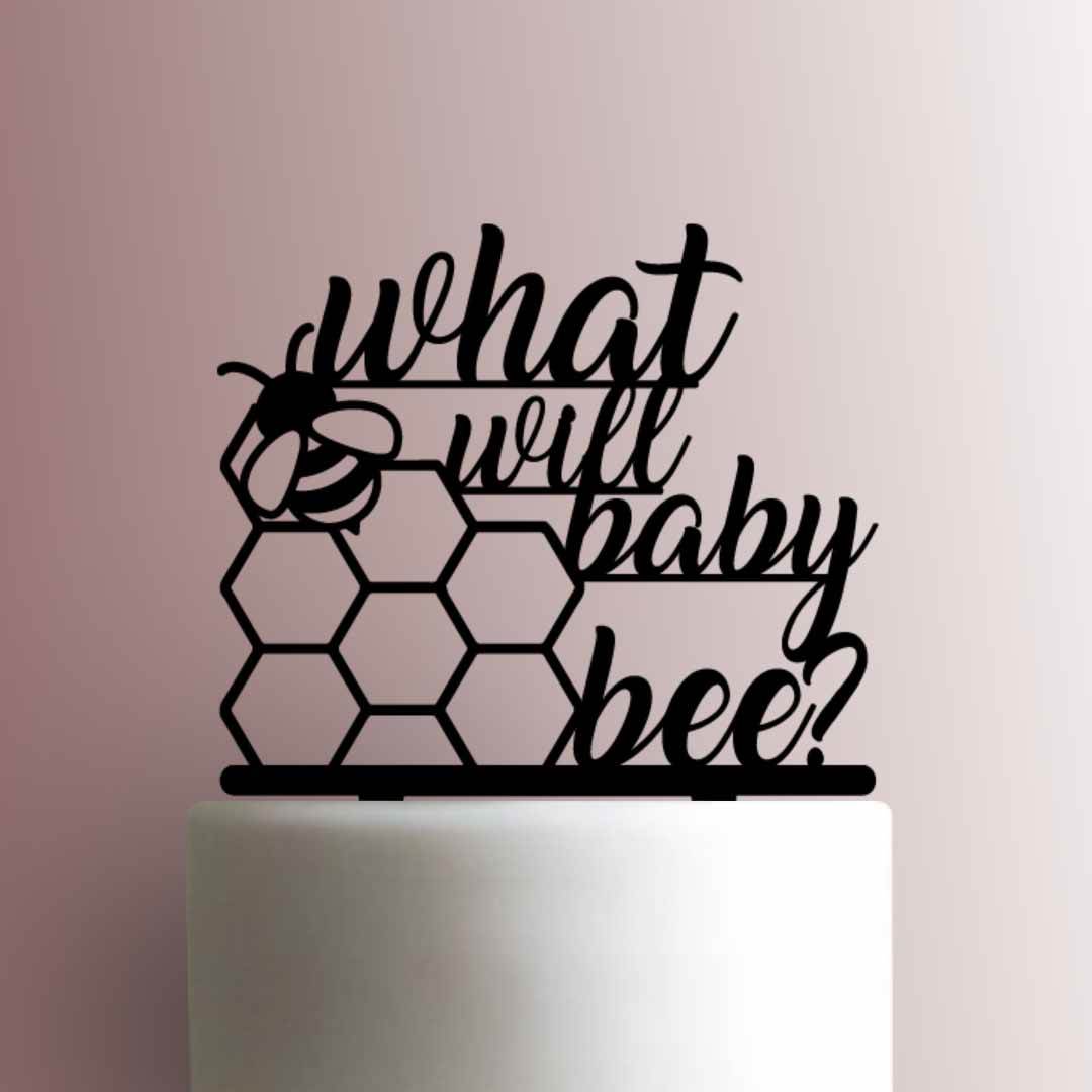 Gender Reveal - What Will Baby Bee 225-973 Cake Topper