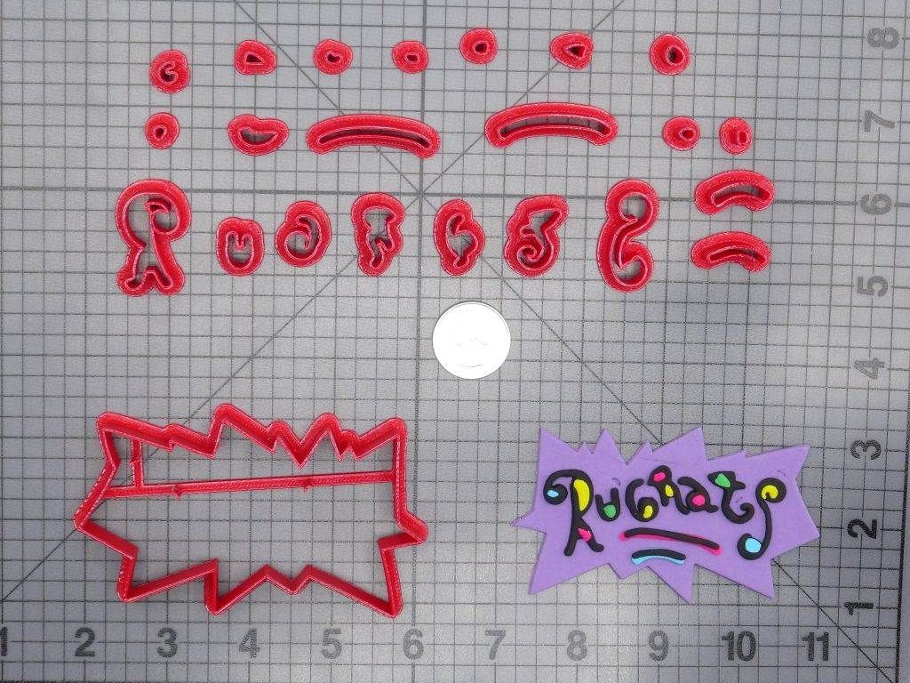 Rugrats Logo 266-D495 Cookie Cutter Set