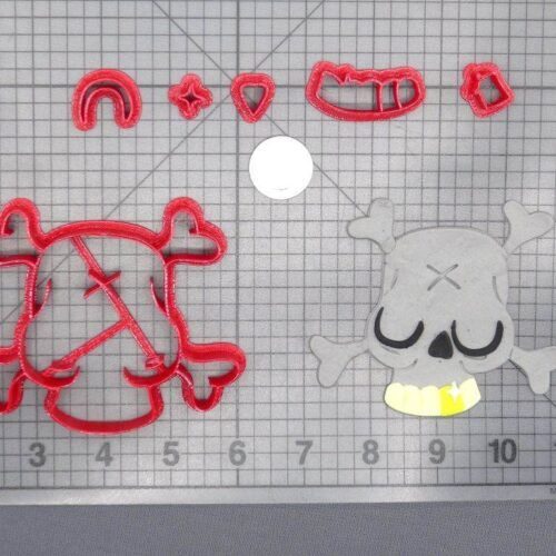 Skull with Golden Tooth 266-D328 Cookie Cutter Set