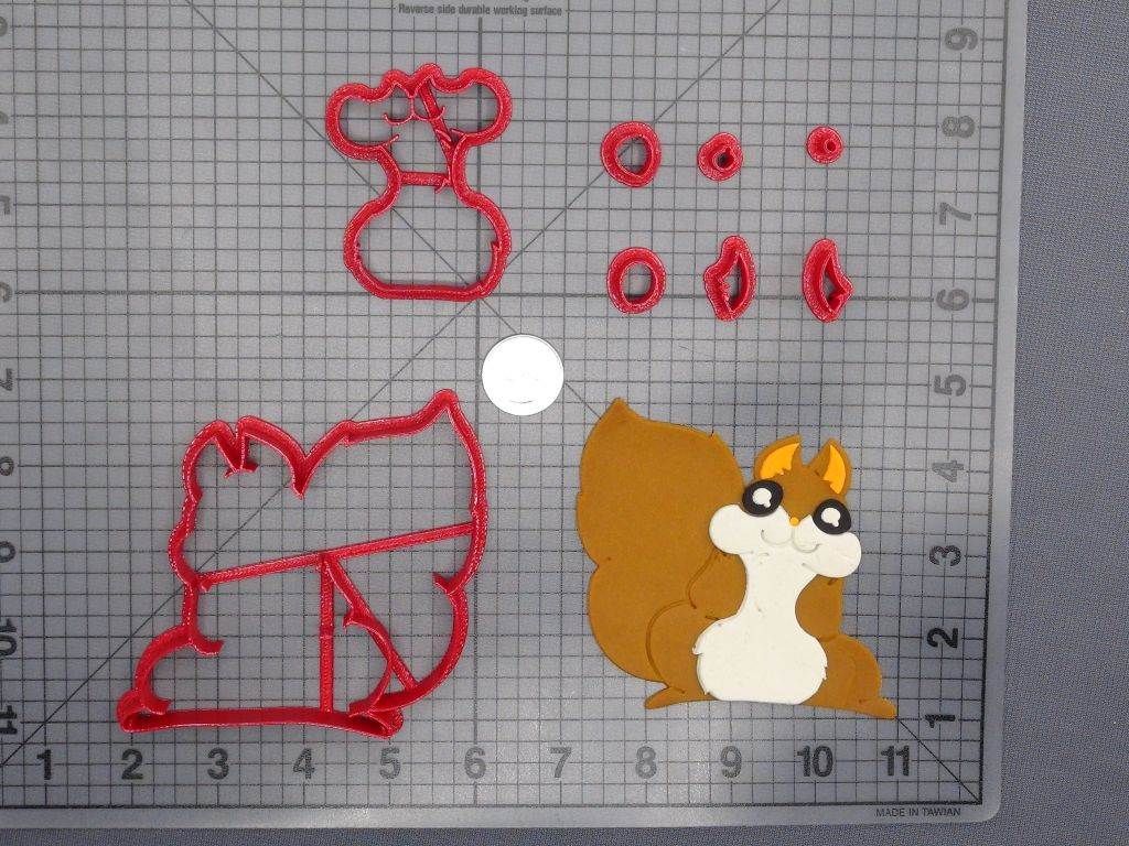 Squirrel Body 266-D545 Cookie Cutter Set