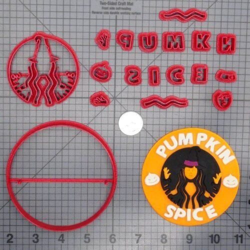 Starbucks - Pumpkin Spice Witch Logo 266-E175 Cookie Cutter Set