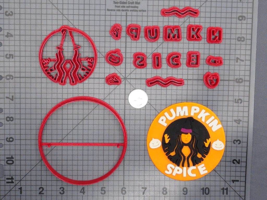 Starbucks - Pumpkin Spice Witch Logo 266-E175 Cookie Cutter Set