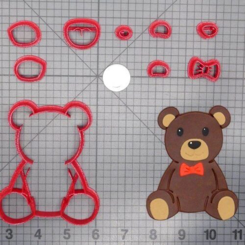 Teddy Bear 266-D543 Cookie Cutter Set